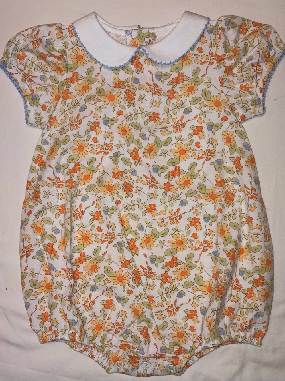 Lullaby Set Patty Cake Bubble in Hearthside Floral sz 12 m NWT